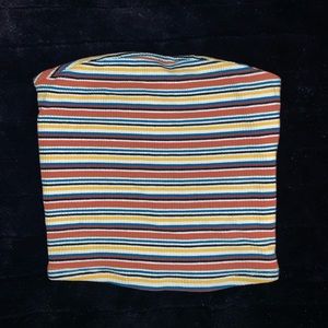 Garage Multicoloured Cropped Tube Top Size Small